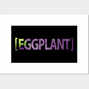 Eggplant Emoji Design Posters and Art